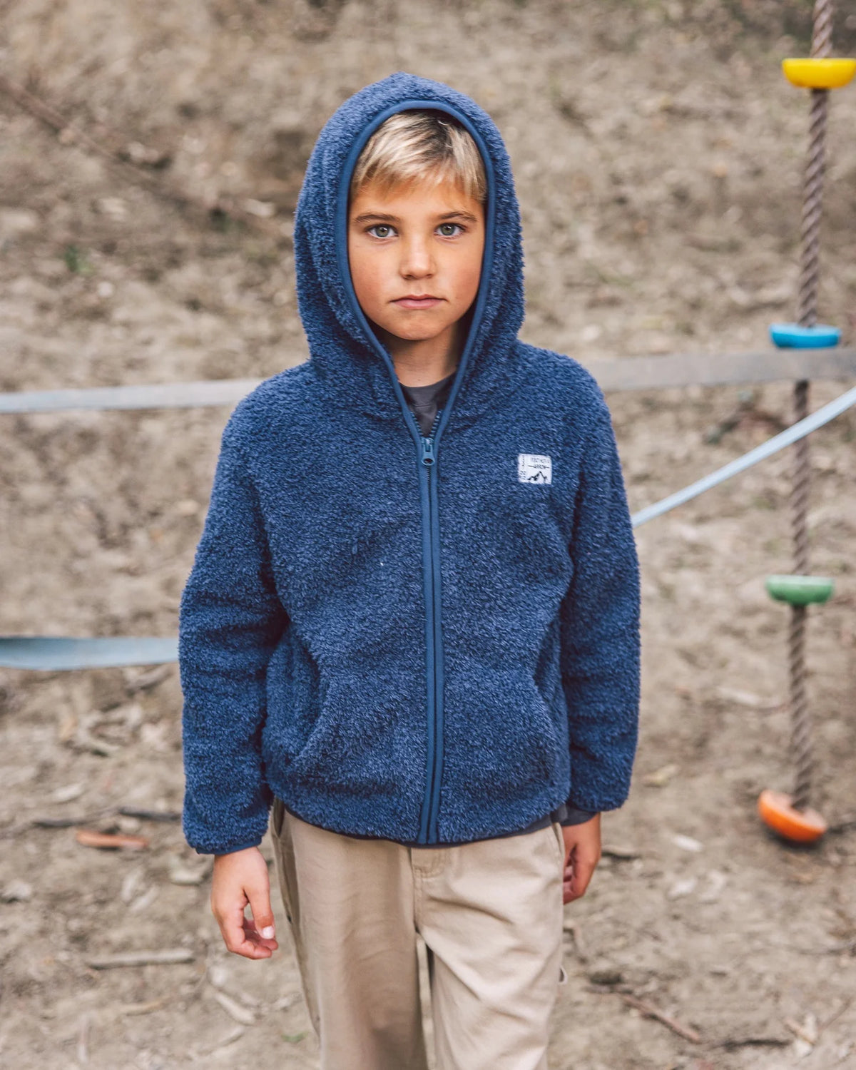 Feather 4 Arrow Boys Rocky Sherpa Hoody CROWN BLUE PLUSH