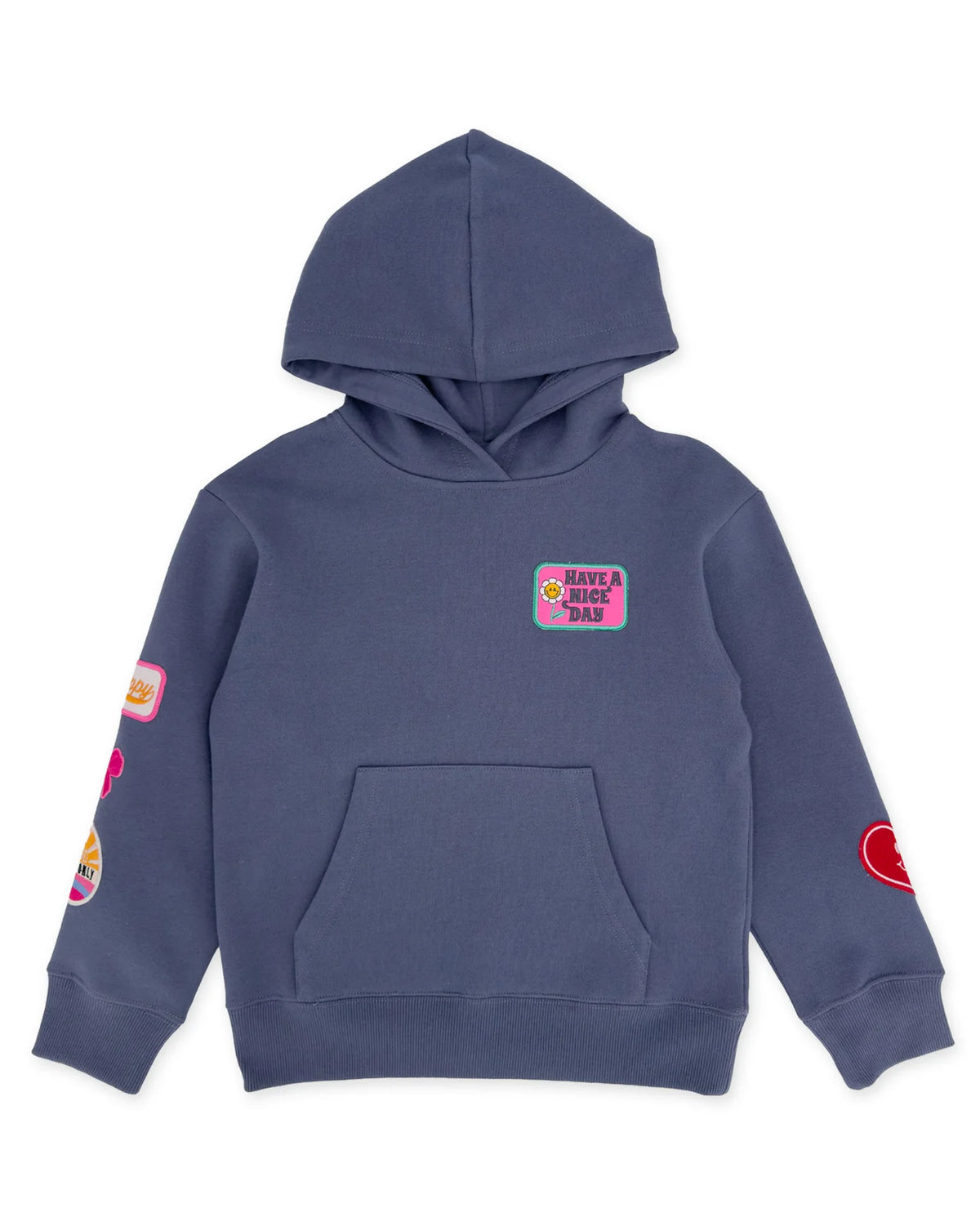 Feather 4 Arrow Girls Hadley Patch Hoody CROWN BLUE