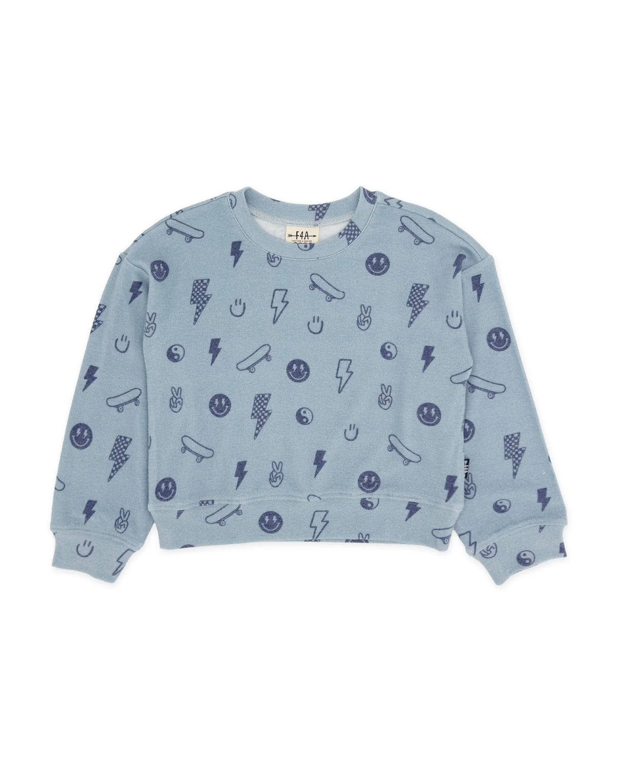 Feather 4 Arrow Boys Icon Hacci Set Celestial BLUE
