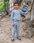 Feather 4 Arrow Boys Icon Hacci Set Celestial BLUE