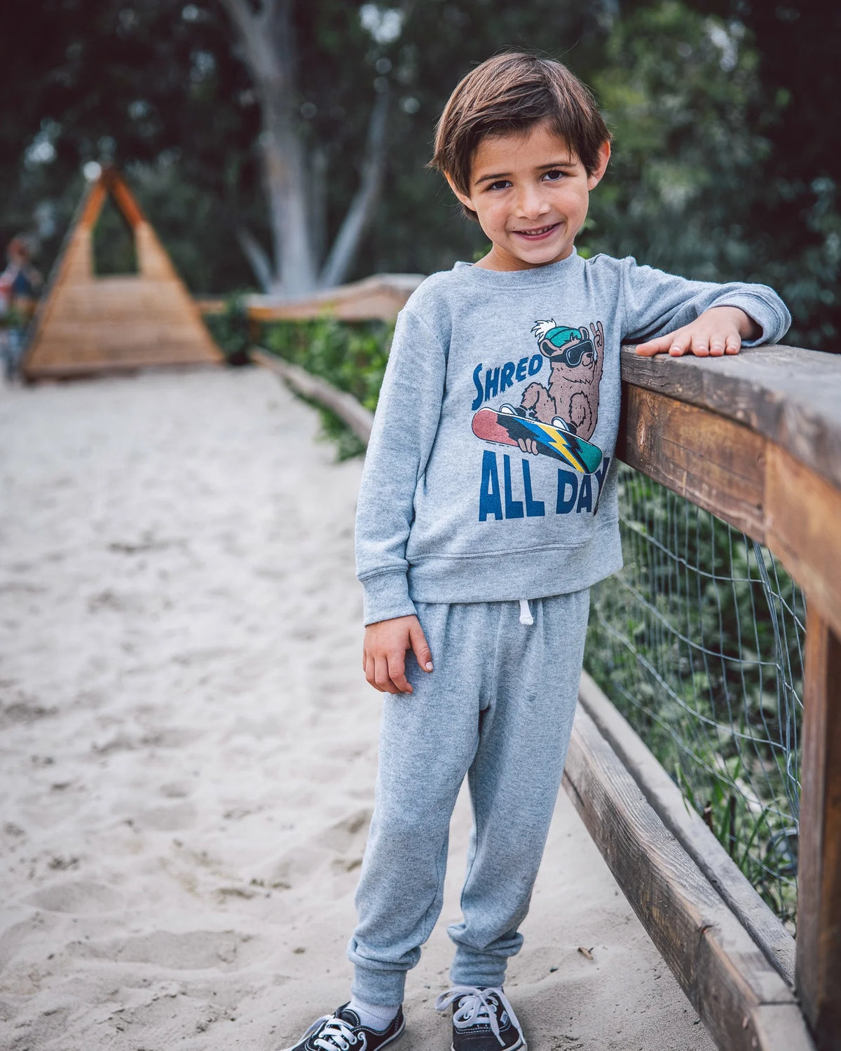 Feather 4 Arrow Boys Hudson Hacci Jogger HEATHER GRAY