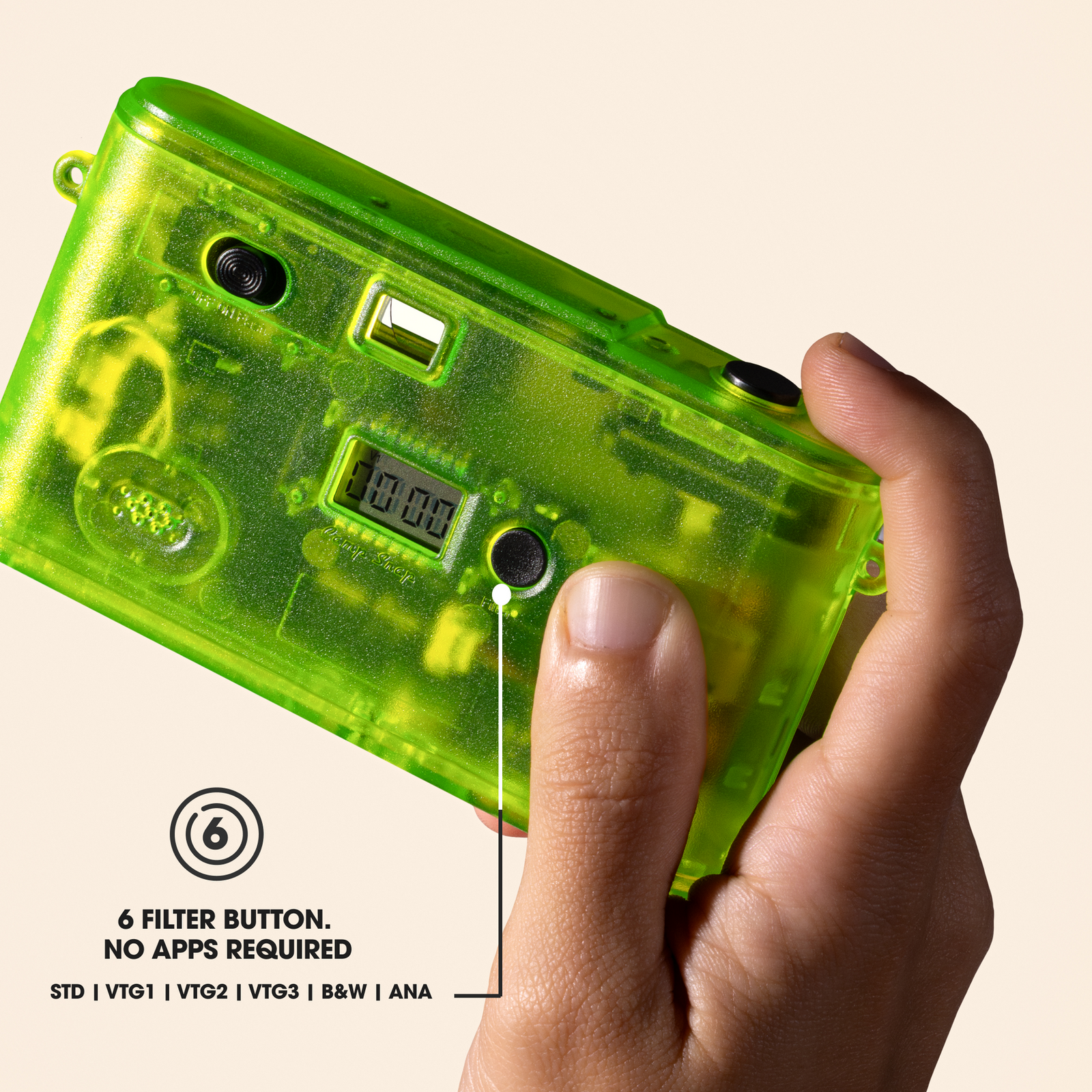 Camp Snap Camera TWISTED LIME