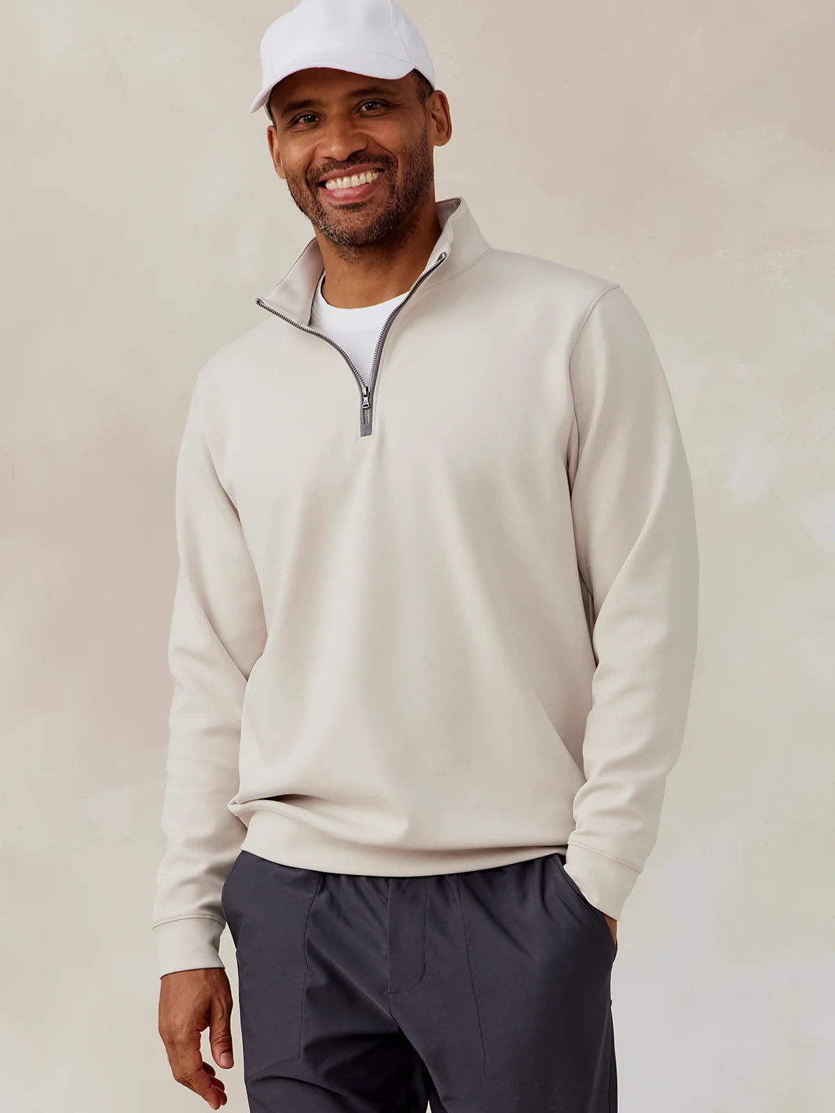 Tasc M Highland 1/4 Zip OATMEAL