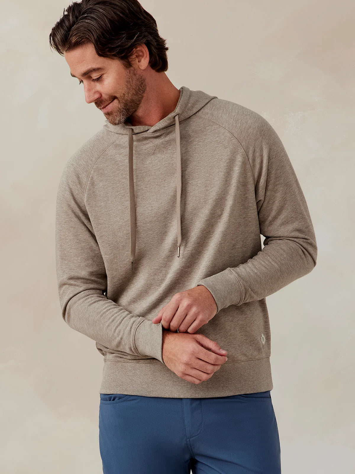 Tasc M Stadium French Terry Hoodie GRAY OAK HEATHER