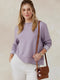 Tasc W Clubhouse Sweatshirt EVENING HEATHER