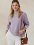 Tasc W Clubhouse Sweatshirt EVENING HEATHER