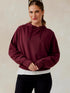 Tasc W Studio Fleece Hoodie WINEBERRY