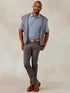 Tasc M Cloud Polo Brookline Stripe ANCHOR / WHITE