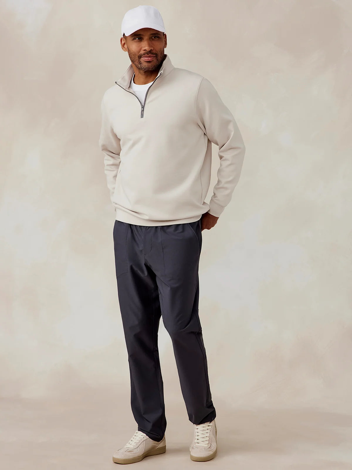 Tasc M Highland 1/4 Zip OATMEAL