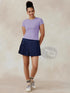 Tasc W SS Microluxe Rib Tee MOONLIGHT LAVENDER