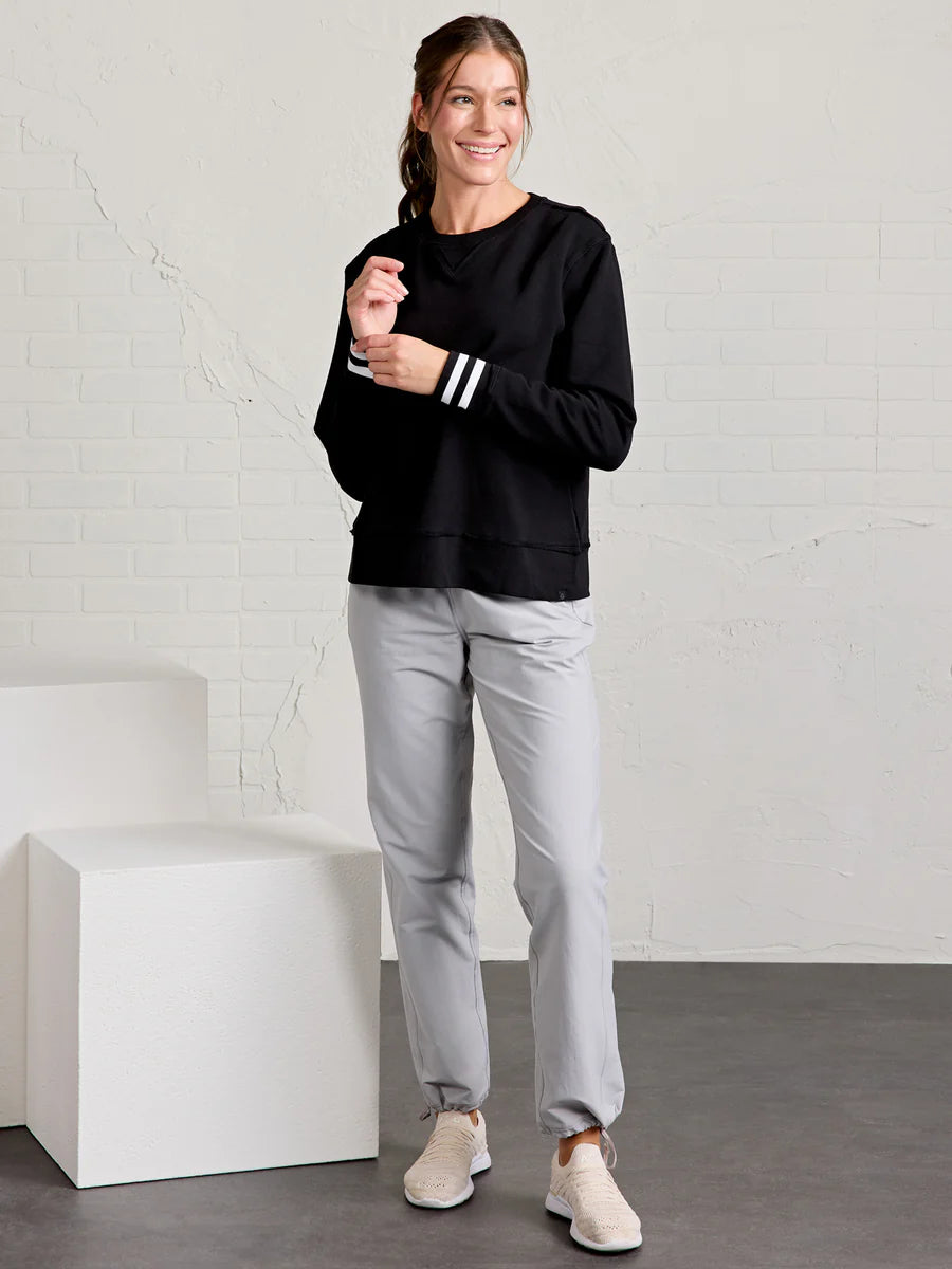 Tasc W Clubhouse Sweatshirt BLACK