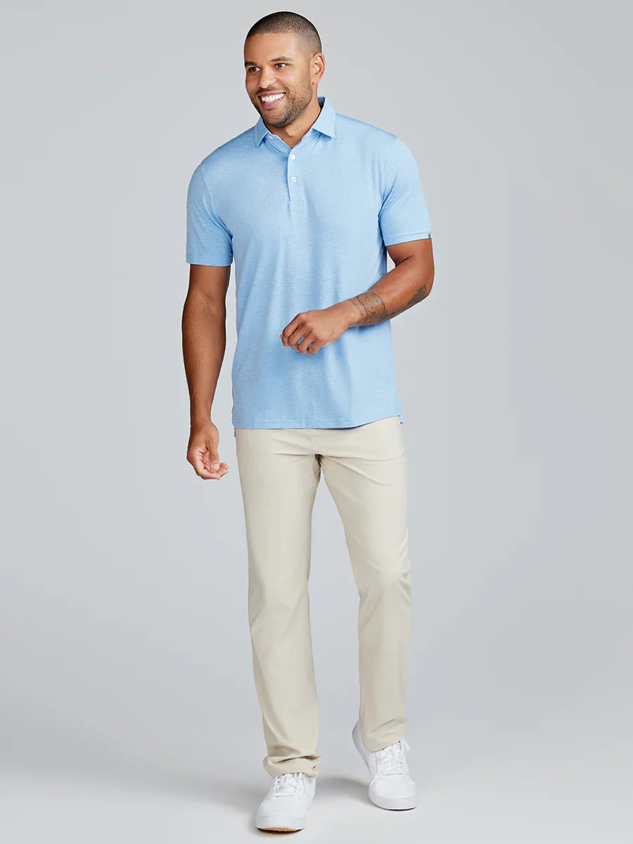 Tasc M Cloud Polo POLAR HEATHER