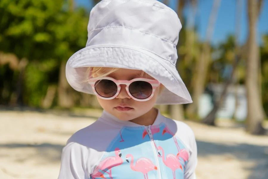 Snapperrock Woven Bucket Hat WHITE