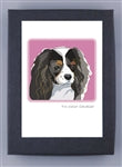 Paper Russells Dog Notecards TRICOLOR CAVALIER