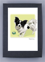 Paper Russells Dog Notecards PAPILLON