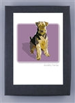 Paper Russells Dog Breed Notecards AIREDALE TERRIER
