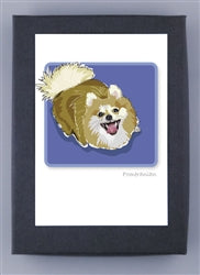 Paper Russells Dog Notecards POMERANIAN