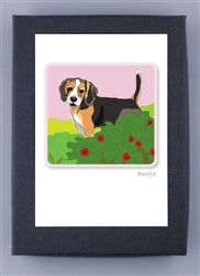 Paper Russells Dog Notecards BEAGLE