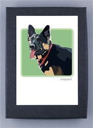 Paper Russells Dog Notecards SHEPHERD