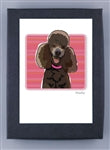 Paper Russells Dog Notecards POODLE 291