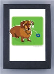 Paper Russells Dog Notecards DACHSHUND 369