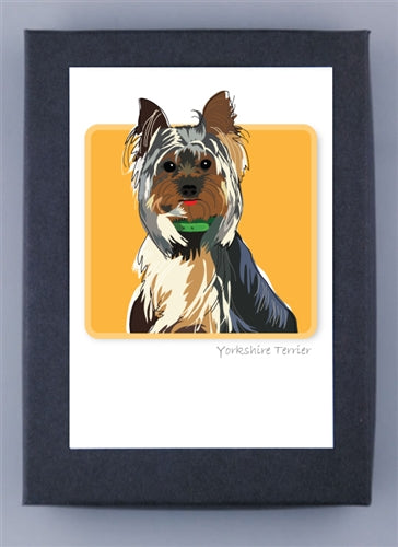 Paper Russells Dog Notecards YORKSHIRE TERRIER 434