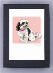 Paper Russells  Dog Notecards HAVANESE 442