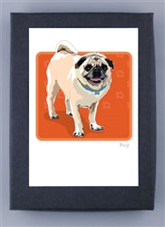Paper Russells Dog Notecards PUG 473