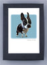 Paper Russells Dog Notecards BOSTON TERRIER 567
