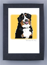 Paper Russells Dog Breed Notecards BERNESE MT DOG 850