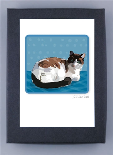 Paper Russells Dog Notecards CALICO CAT