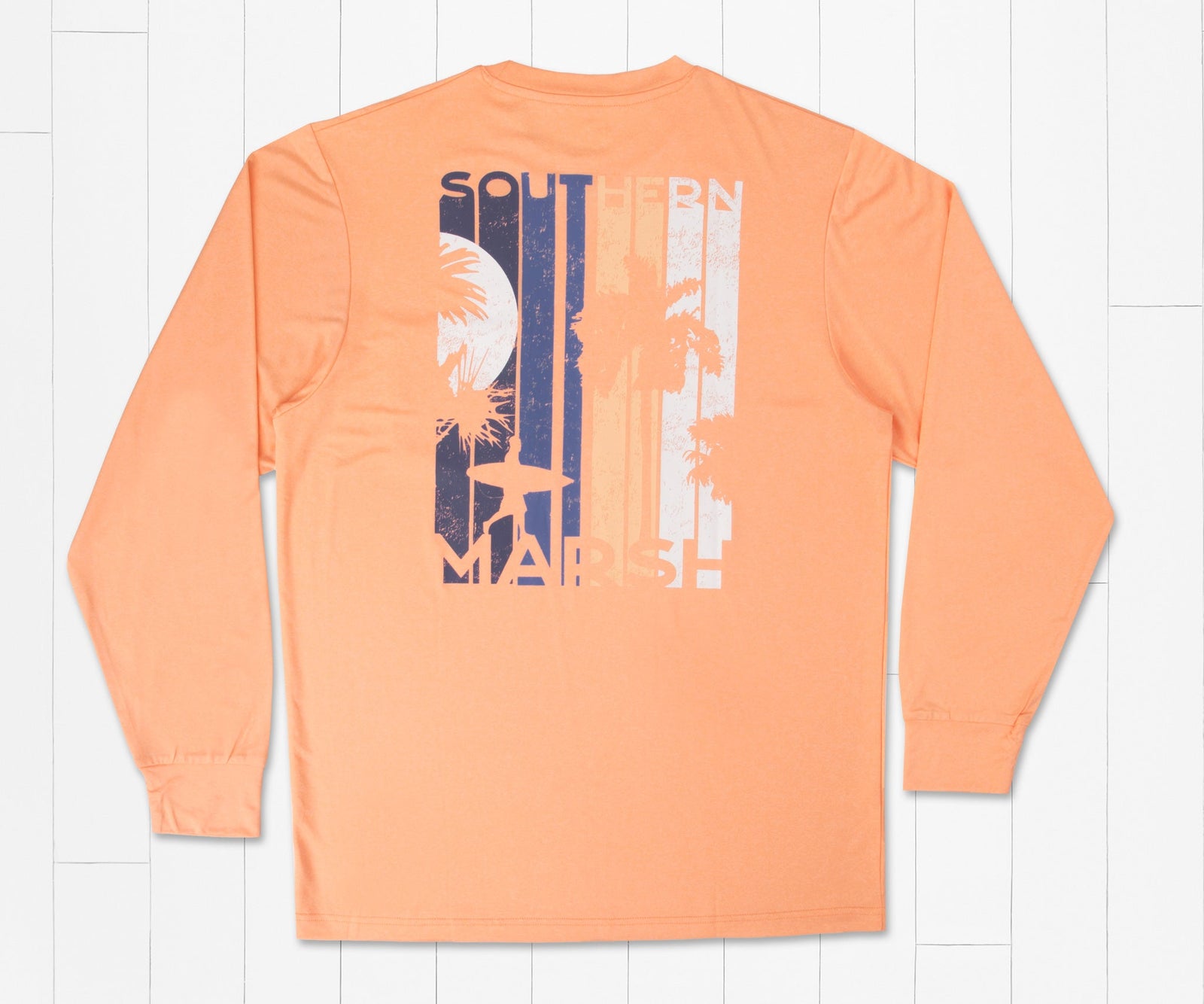 Southern Marsh M LS FieldTec Twilight Ride Tee PEACH