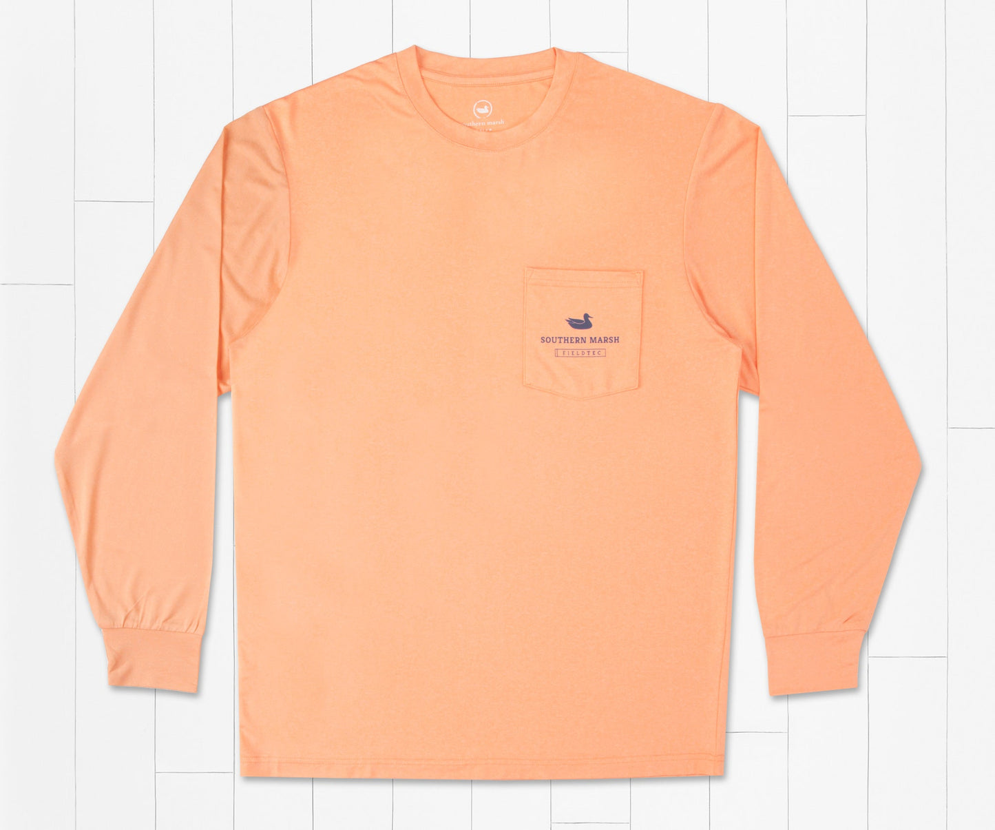 Southern Marsh M LS FieldTec Twilight Ride Tee PEACH