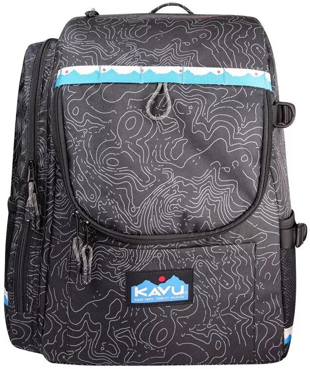 KAVU Pacific Rimshot Backpack BLACK TOPO