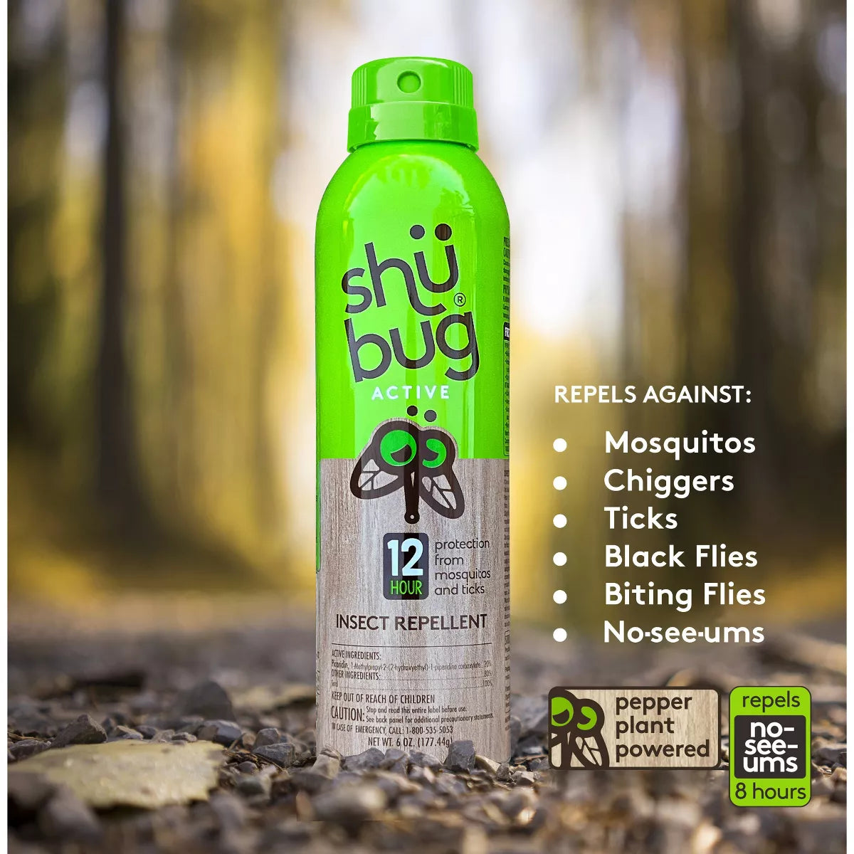 Shubug Active 6oz Spray Insect Repellent