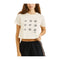 Rhythm W Georgia Floral Crop Crew Tee WHITE