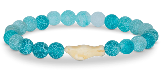 Fahlo Seal Glide Bracelet AQUA BLUE