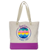 Bogg Printed Canvas Bag GOOD VIBES