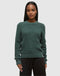tentree W Highline Nep Crew Sweater FOREST PINE