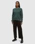 tentree W Highline Nep Crew Sweater FOREST PINE