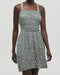 tentree W Overlook Dress AGAVE GREEN / FIELD FLOWER