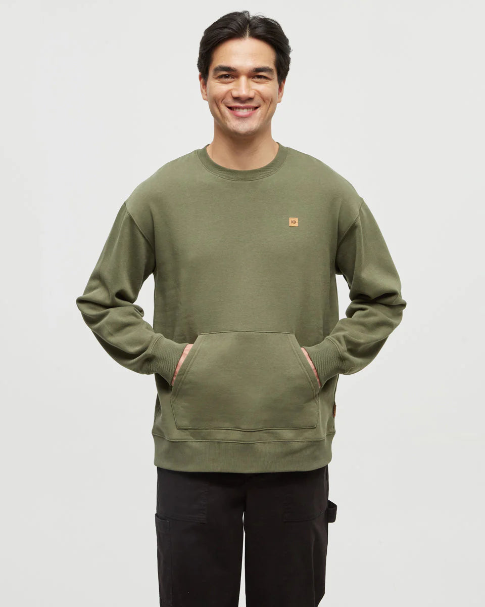 tentree M Turner Crew DEEP OLIVE