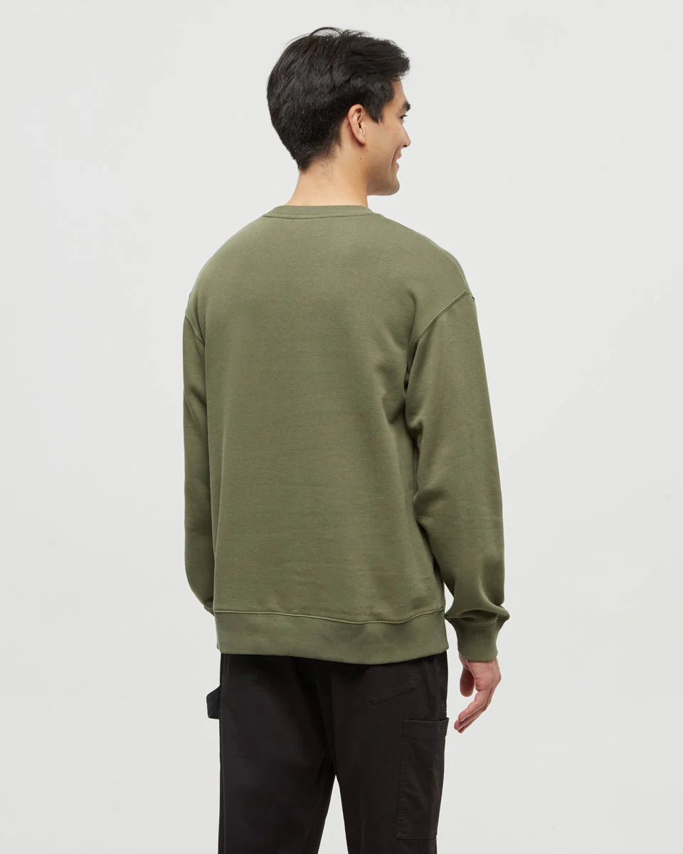 tentree M Turner Crew DEEP OLIVE