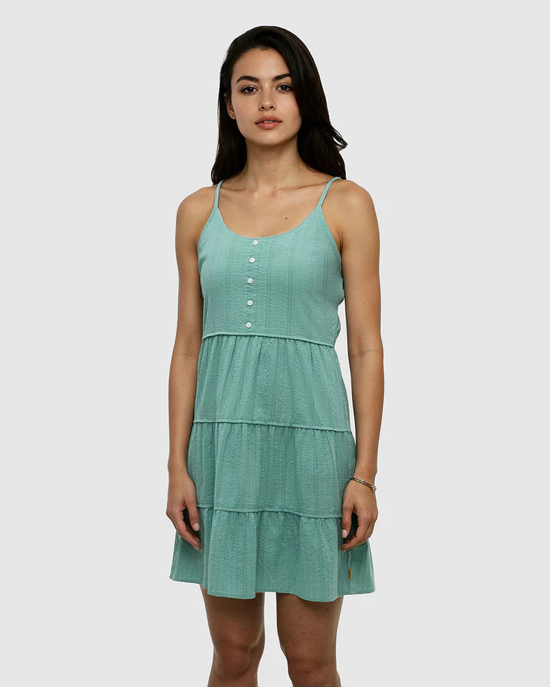 tentree W Fairweather Dress TURQUOISE SKY