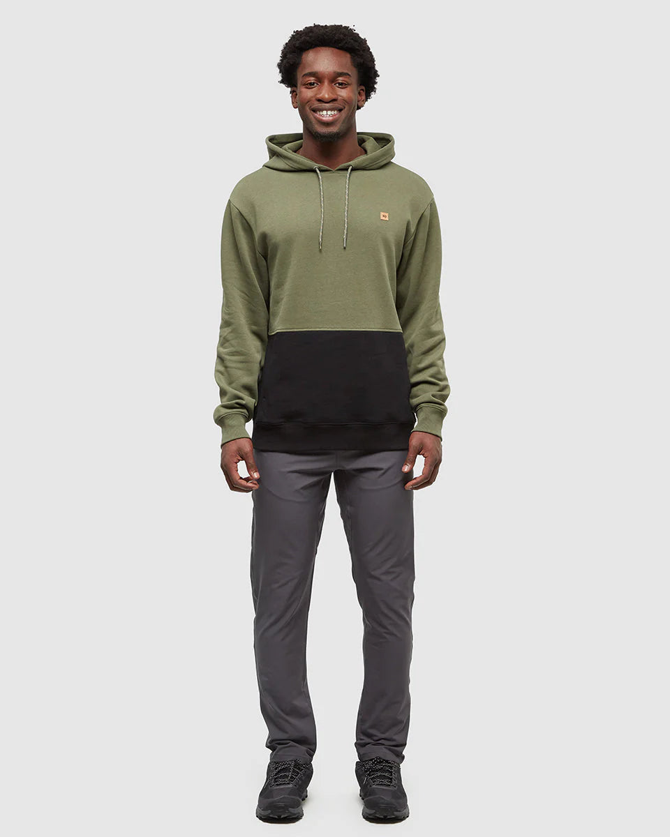 tentree M Howson Hoodie DEEP OLIVE / METEORITE BLACK