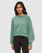 tentree W Bluffs Cropped Crew JADE