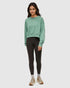 tentree W Bluffs Cropped Crew JADE