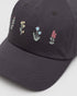 tentree Spring Floral Peak Hat GRAPHITE / LIGHT MOSS
