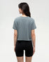 tentree W Seaforestation Crop Tee ANCHOR GREY