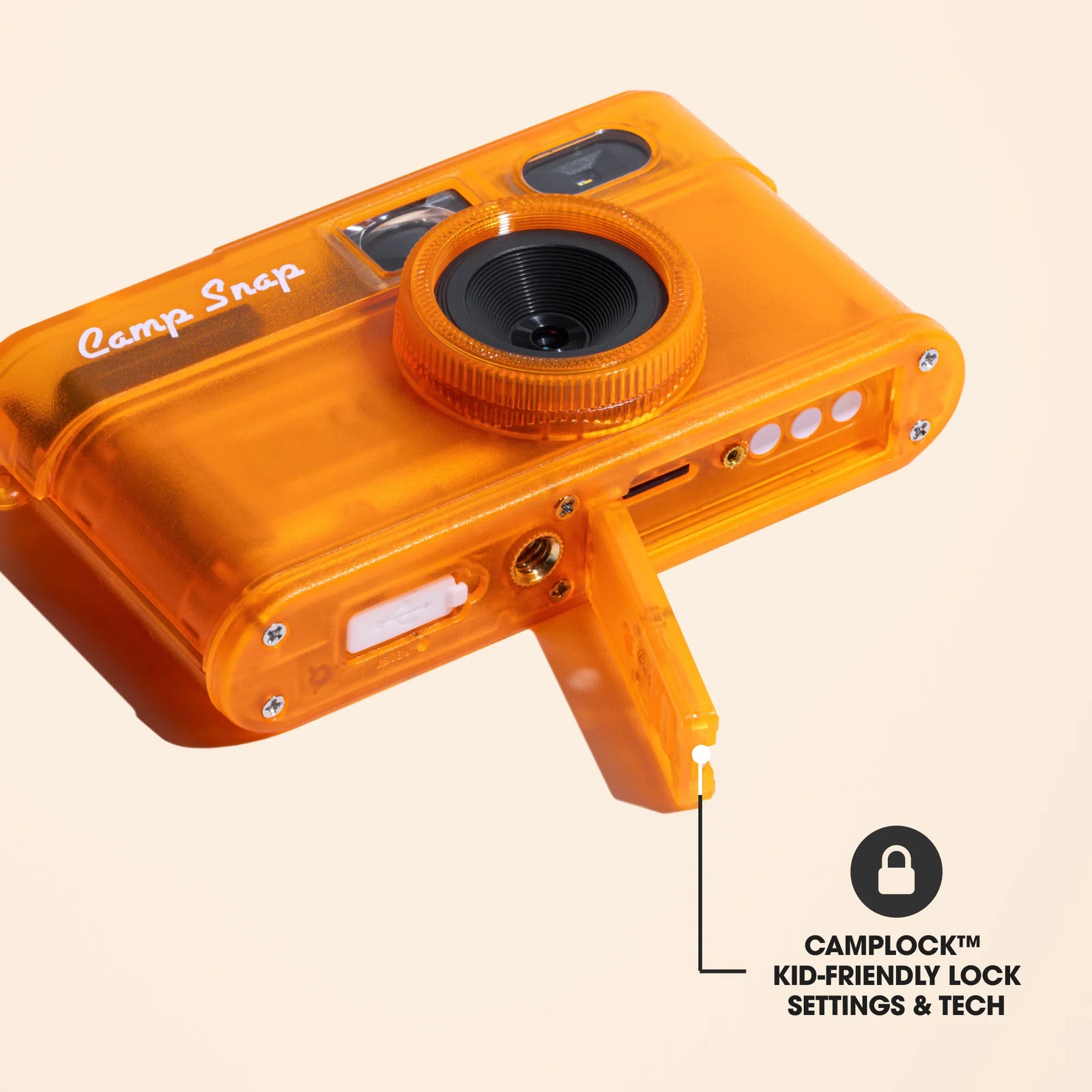 Camp Snap Camera TANGERINE DRIFT